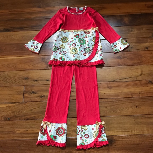 Ann Loren Girl's Outfit (Top & Pants)(NWOT) - Picture 1 of 6